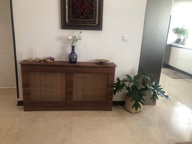 کاور مدل حصیری طرح دو پنجره